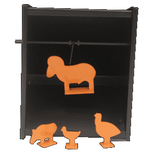 Beeman 2085 Pellet Trap Steel Orange Target Airgun Metal SilhouettePaper Targets