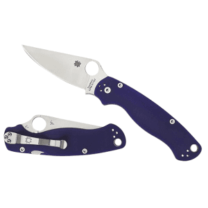 Spyderco C81GPDBL2 Para Military 2 3.42 Folding Knife C81GPDBL2