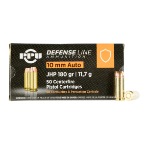 Ppu Defense 10mm 180 Grain JHP PPD10 (Box)