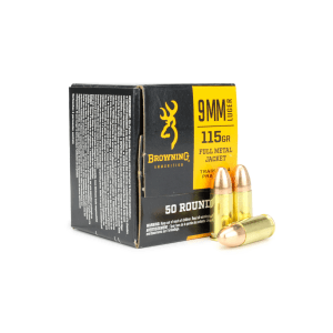 Browning Training & Practice 9mm 115 Gr FMJ (Box)