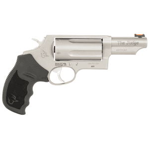 Taurus Judge FS 5-Shot 45/410 Revolver Stainless Steel 2.5 3 Rubber Grip