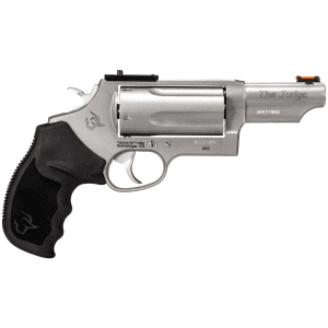 Taurus Judge 45 Colt 3 Barrel 5rd Matte Stainless Black Rubber