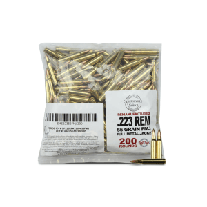 Sportsman's Select Remanufactured 223 Remington 55 Gr BTFMJ (200 Rounds)