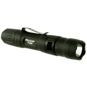 Pelican 7100 Rechargeable Tactical Flashlight  695 Lumen (Black)