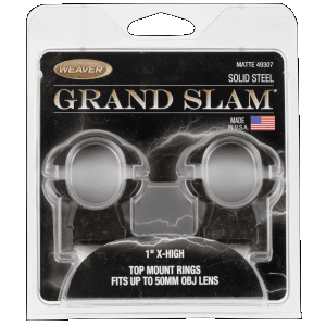 Weaver Mounts Grand Slam  Weav 49307 Grandslam Rings 1in Xhi Mat