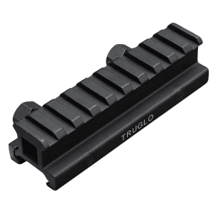 Truglo Riser Mount  Tru Tg8980b    Riser Mnt Pict 3/4  1-pc