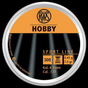 RWS/Umarex Hobby Sport Line .177 Lead Pellets (300 Per Tin)