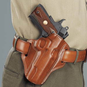 Galco Combat Master Right Hand Tan Leather For Glock 48 Belt Slide Holster CM834