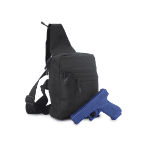 Rattlesnake Tactical Gray Man Sling w/ Pistol Retention System (Black)