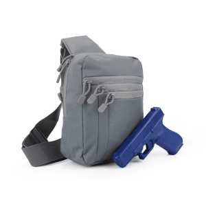 Rattlesnake Tactical Gray Man Sling w/ Pistol Retention System (Grey)