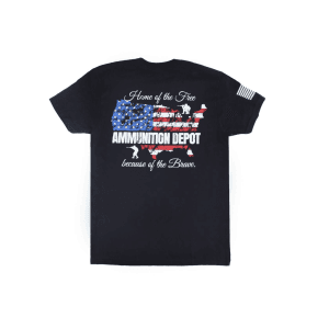 Ammunition Depot Home Of The Brave T-Shirt (X-Large)