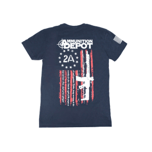 Ammunition Depot 2A Flag Shirt (Red/White/Blue) - X-Large