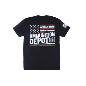 Ammunition Depot Bullet-Flag T-Shirt (Large)