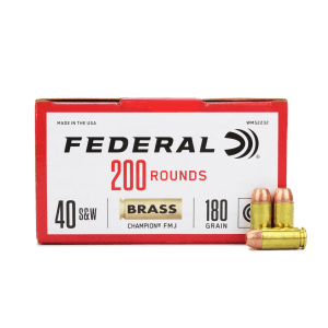 Federal Champion 40 S&W 180 Gr FMJ (Box)