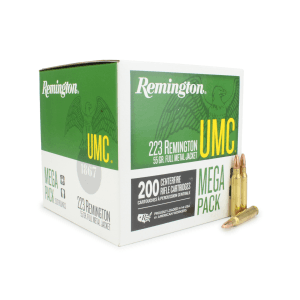 Remington UMC 223 Remington 55 Gr FMJ Mega Pack (Box)