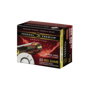 Federal Premium 44 Magnum 280 Grain Swift A-Frame (Box)