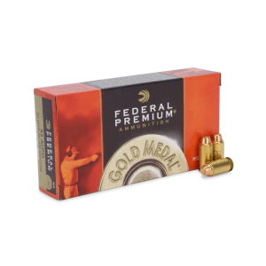 Federal Premium Gold Medal 45 ACP 185 Gr Semi-Wadcutter FMJ (Box)