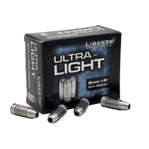 Liberty Ultra-Light 9mm 50 Gr Lead-Free +P HP Cavity (Box)