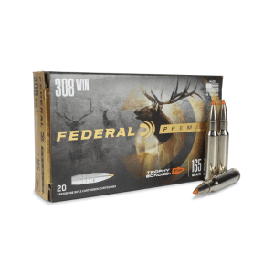 Federal Premium 308 Winchester 165 Grain Trophy Bonded (Box)