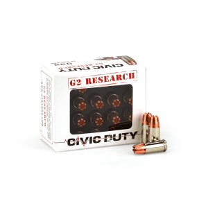 G2 Research Civic Duty 9mm 96 Gr HP (Box)