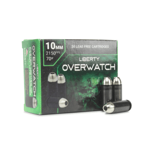 Liberty Overwatch 10mm 70 Grain Lead-Free Hollow Point Cavity (Box)