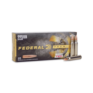 Federal Premium 223 Remington 55 Grain Barnes TSX (Box)