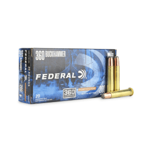 Federal Power-shok 360 Buckhammer 200 Gr Jacketed Soft Point (Box)