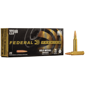 Federal Gold Medal 223 Remington 73 Grain Berger BT Target (Box)