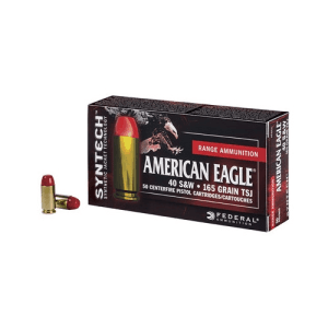 Federal American Eagle Syntech 40 S&W  165 Grain TSJ (Box)