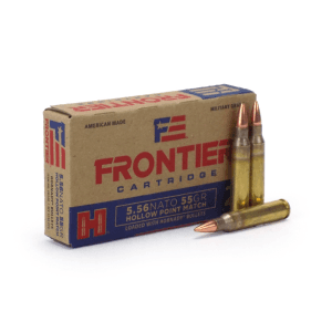 Hornady Frontier Military Grade 5.56x45mm NATO 55 Grain HP Match (Box)