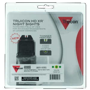 Trijicon Hd Night Sights  Trj 600855  Hd Xr Ns  S&w Shield   Yfo