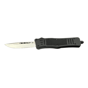 Steel River Ultralight 3.25 OTF Drop Point Plain Black Knife MT618BULDP