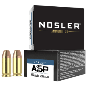 Nosler Match Grade 45ACP 230 Grain JHP (Box)