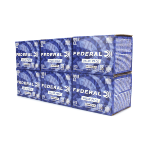 Federal Champion Value Pack 22 LR 36 Gr Lead Hollow Point (Range Bundle)