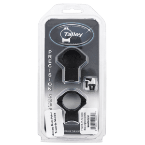 Talley Lightweight Alloy Scope Mount Combo 1 Remington 700-721-722-725-40X Med LA 20MOA Black