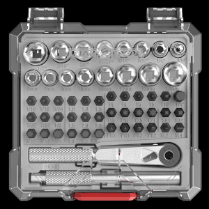 Real Avid - AVX3SGBS52 - X3 Driver 52-Piece Socket & Gunsmithing Bit Set