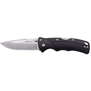 Cold Steel - CSFLC3SPSSZ - Verdict 3.00 Folding Tanto Plain Black Knife