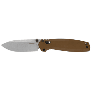 Kershaw - 2052 - Broadside 3.50 Folding Spear Point Plain Brown Knife