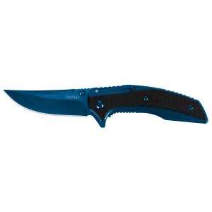 Kershaw - 8320 - Outright 3.00 Folding Trailing Point Plain Black/Blue Knife