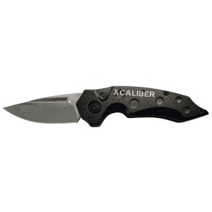 Xcaliber - 728881687621 - Switch Blade 2.41 Folding Drop Point Black Knife