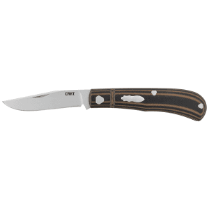 CRKT - 7100 - Venandi 3.14 Folding Clip Point Plain Black Knife