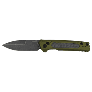 Kershaw - 7205 - Launch 22 3.45 Automatic Folding Spear Point Plain OD Green Knife