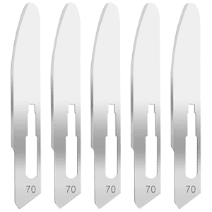 Hogue - 35887 - Expel Replacement Blades #70 High Carbon Steel 5-Pack