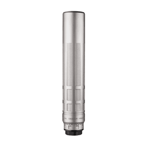 Dead Air Nomax 33-Silver Suppressor | 33 Caliber  up to 338 Lapua - Silver (Trust)