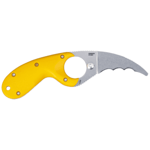 CRKT - 2511Y - Bear Claw 2.39 Fixed Hawkbill Serrated Yellow Knife