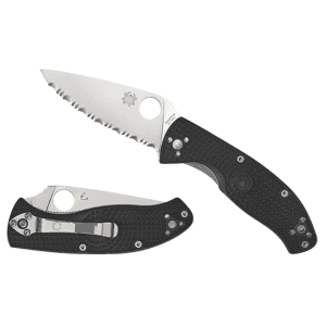 Spyderco Tenacious Lightweight Folding Knife 3.39 Plain Blade