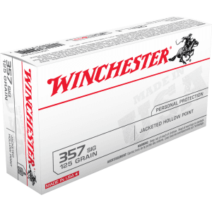 Winchester Usa 357 Sig 125 Grain JHP USA357SJHP (Box)