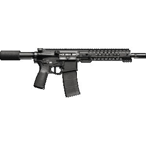 Patriot Ordnance Factory - 01798 - Renegade+ 5.56x45mm NATO 10.5 Semi Auto 30+1 Black Pistol