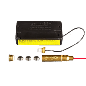 Aimshot Laser Bore Sight 20x .223 with Modular Battery Pack (Brass)