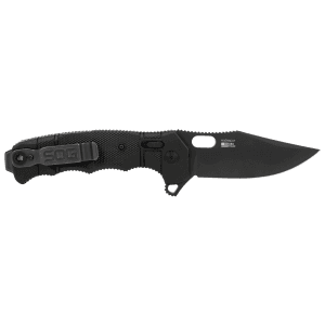 SOG Seal XR Black Textured MagnaCut Folding Knife